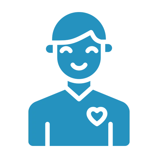 Dieses Bildsymbol zeigt eine Hand, die eine Glocke hält, was für umfassenden Service und Sorglosigkeit steht.